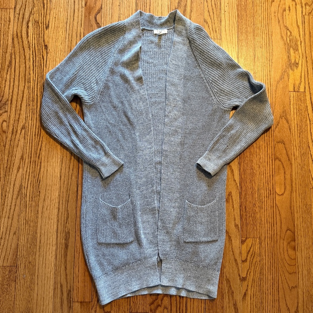 Nordstrom BP Light Gray Women's Open Front Cardigan